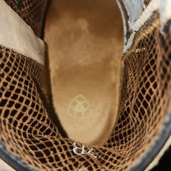 Ariat leapored print darlin booties size 7 - Picture 11 of 12